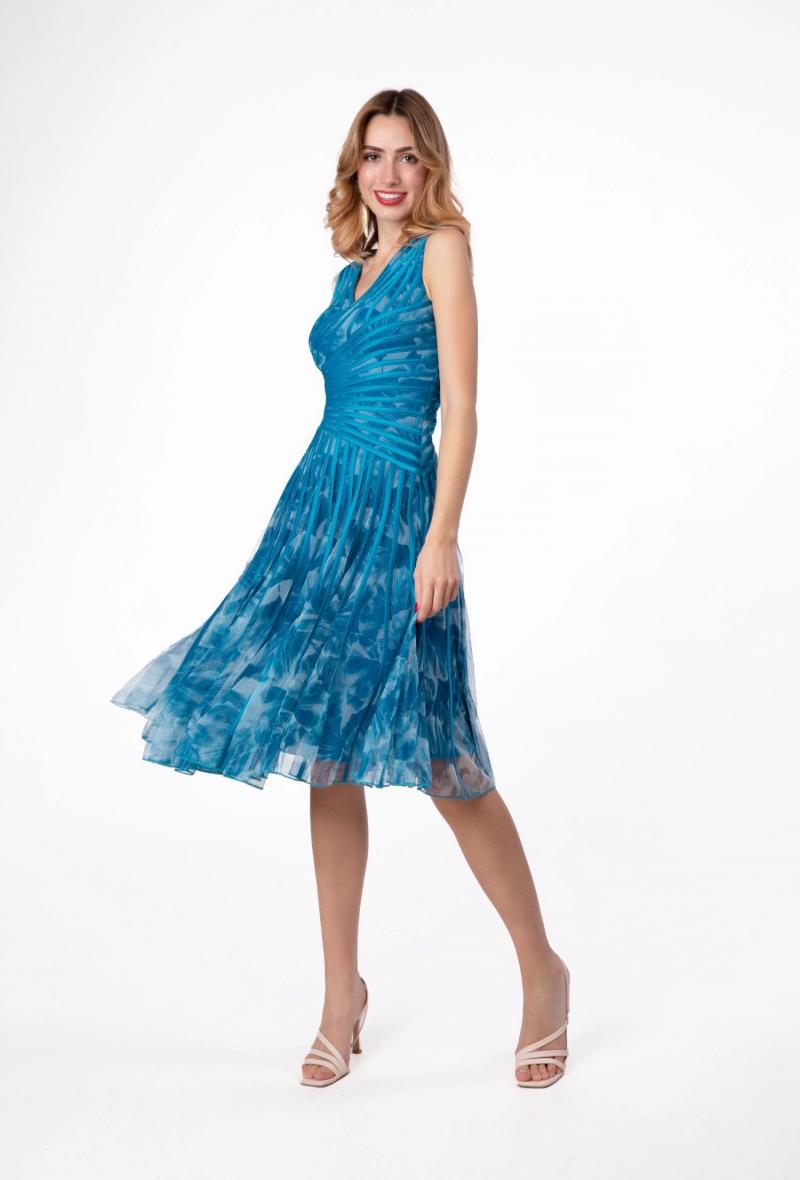 Abito in tulle a fantasia Azzurro<br />(<strong>Promulias</strong>)